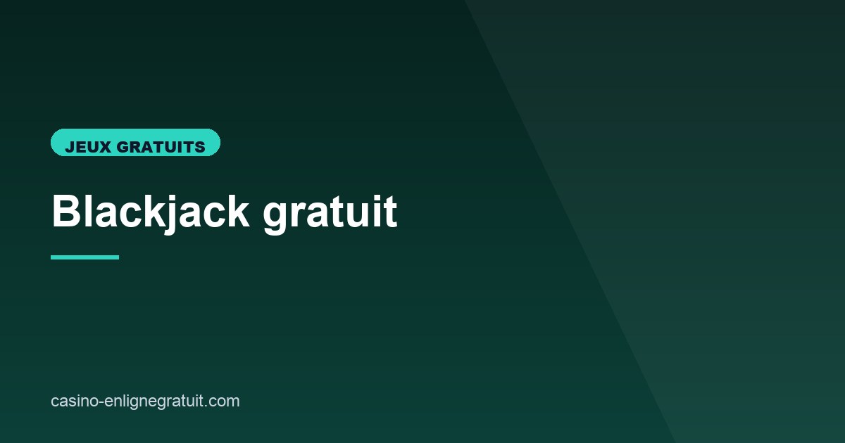 Illustration de l'article consacré au blackjack en démo