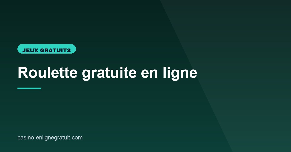 Illustration de l'article consacré à la roulette gratuite