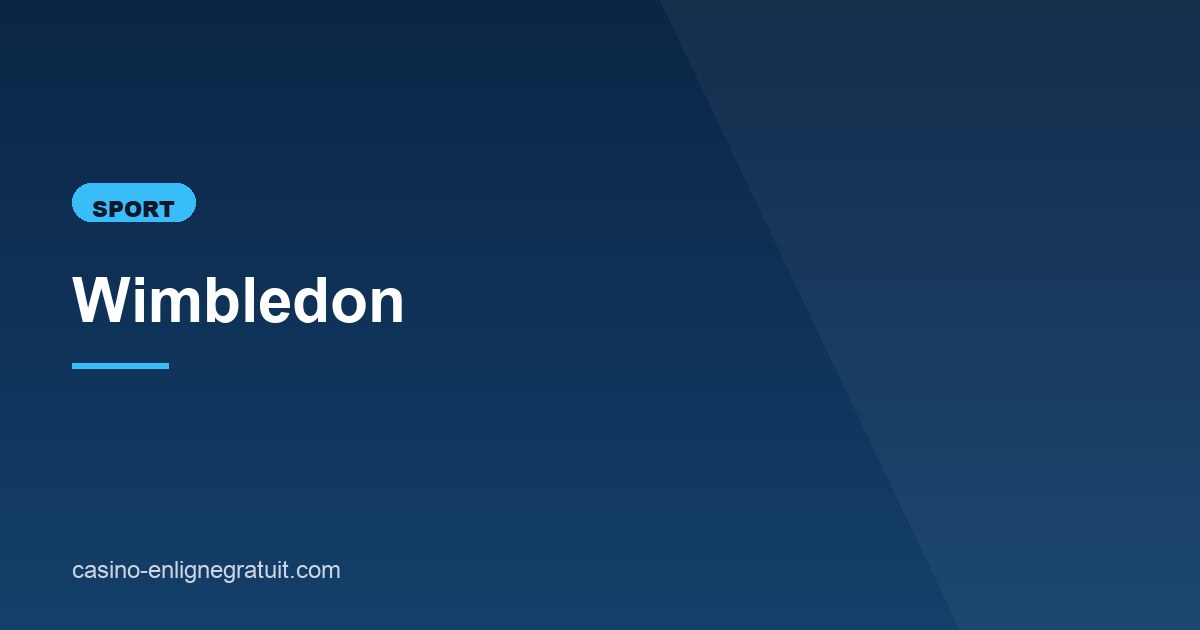 Illustration de l'article consacré à Wimbledon